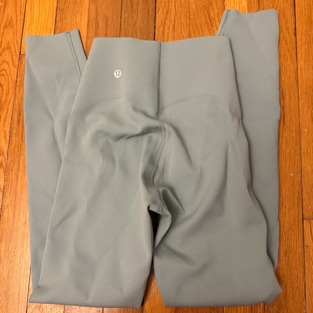 Lululemon Glow Up™ Super-High-Rise Tight 25" in Sage Green